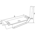 RAM No-Drill™ Voertuigbasis voor '11-13 Chevy Caprice - RAM Mounts RAM-VB-189 afbeelding 2