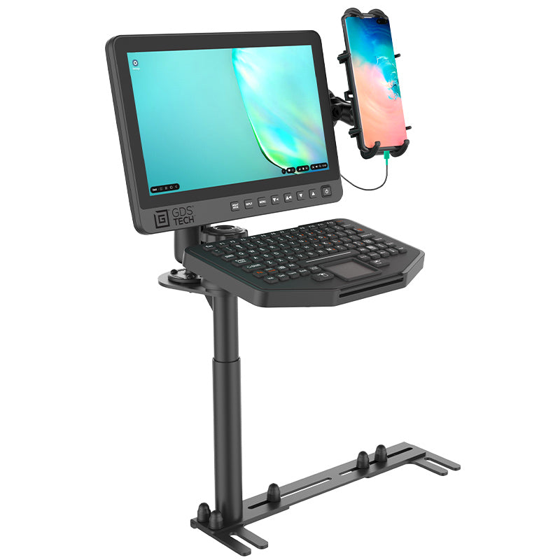 GDS ecosystem voertuigbundel met monitor toetsenbord en telefoonhouder - RAM Mounts RAM-VB-196-GDS-ECO1
