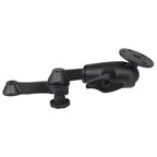 RAM 12 vergrendelbare dubbele zwenkarm met grote ronde plaat - RAM Mounts RAM-VB-D-110-1U