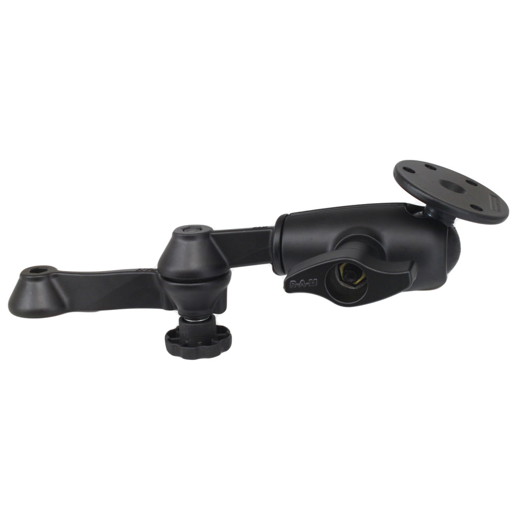 RAM 12" Vergrendelbare Dubbele Zwenkarm met Grote Ronde Plaat - RAM Mounts RAM-VB-D-110-1U afbeelding 1