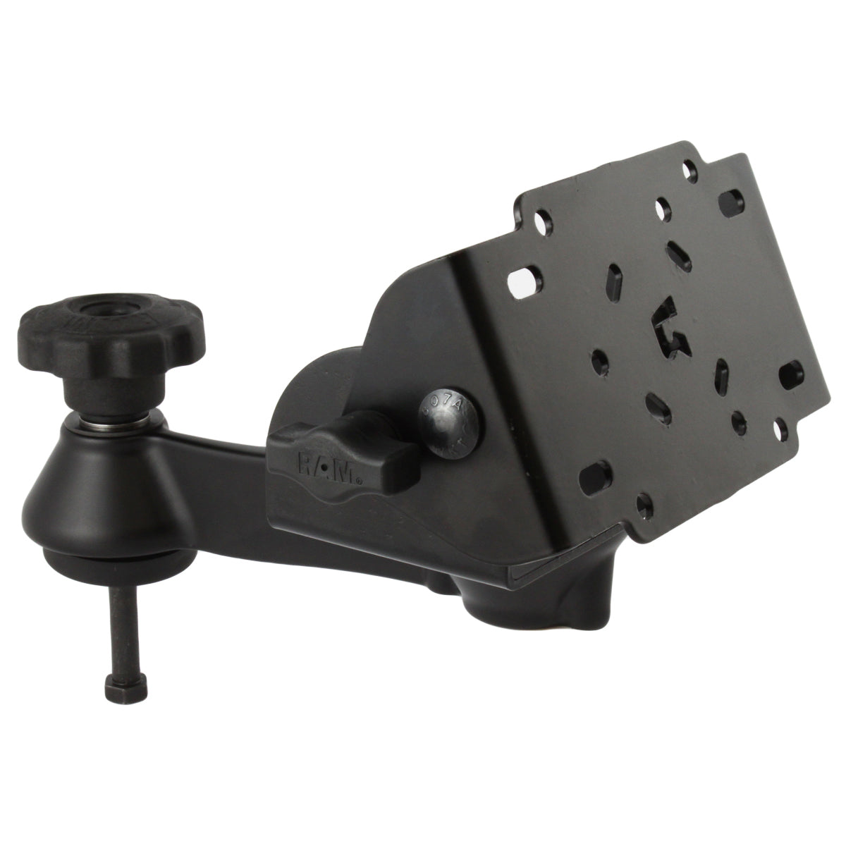 RAM tilt n turn 90 graden bracket met een enkele zwaai arm - RAM Mounts RAM-VB-TNT90-1