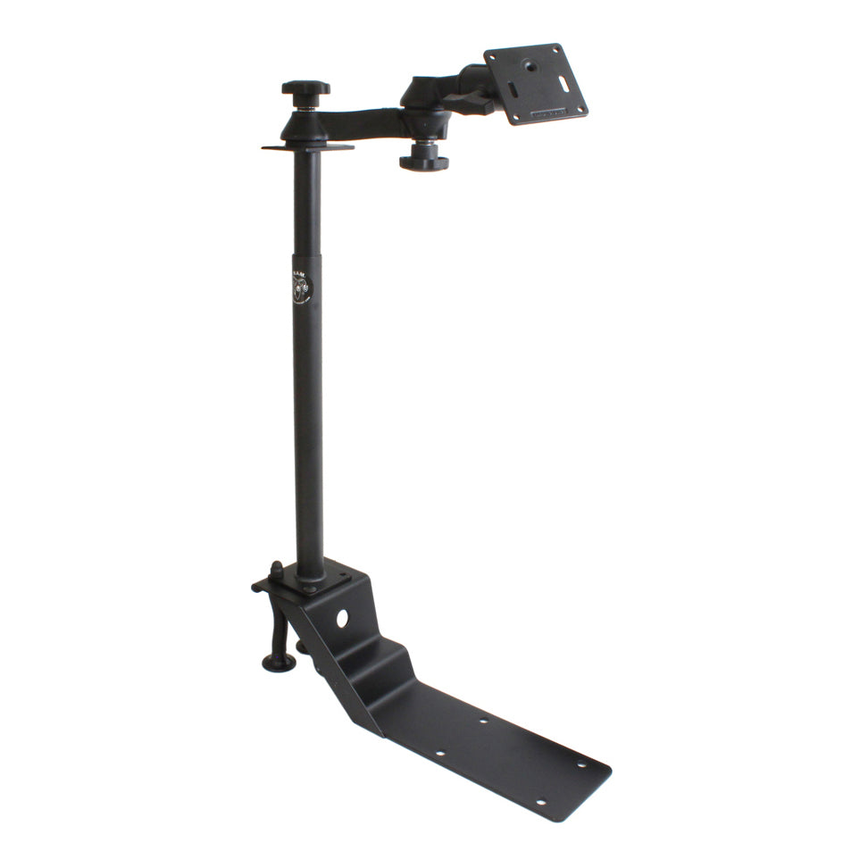RAM universele drill down voertuig montage met 75x75mm VESA plaat - RAM Mounts RAM-VBD-101-2461-GEO1