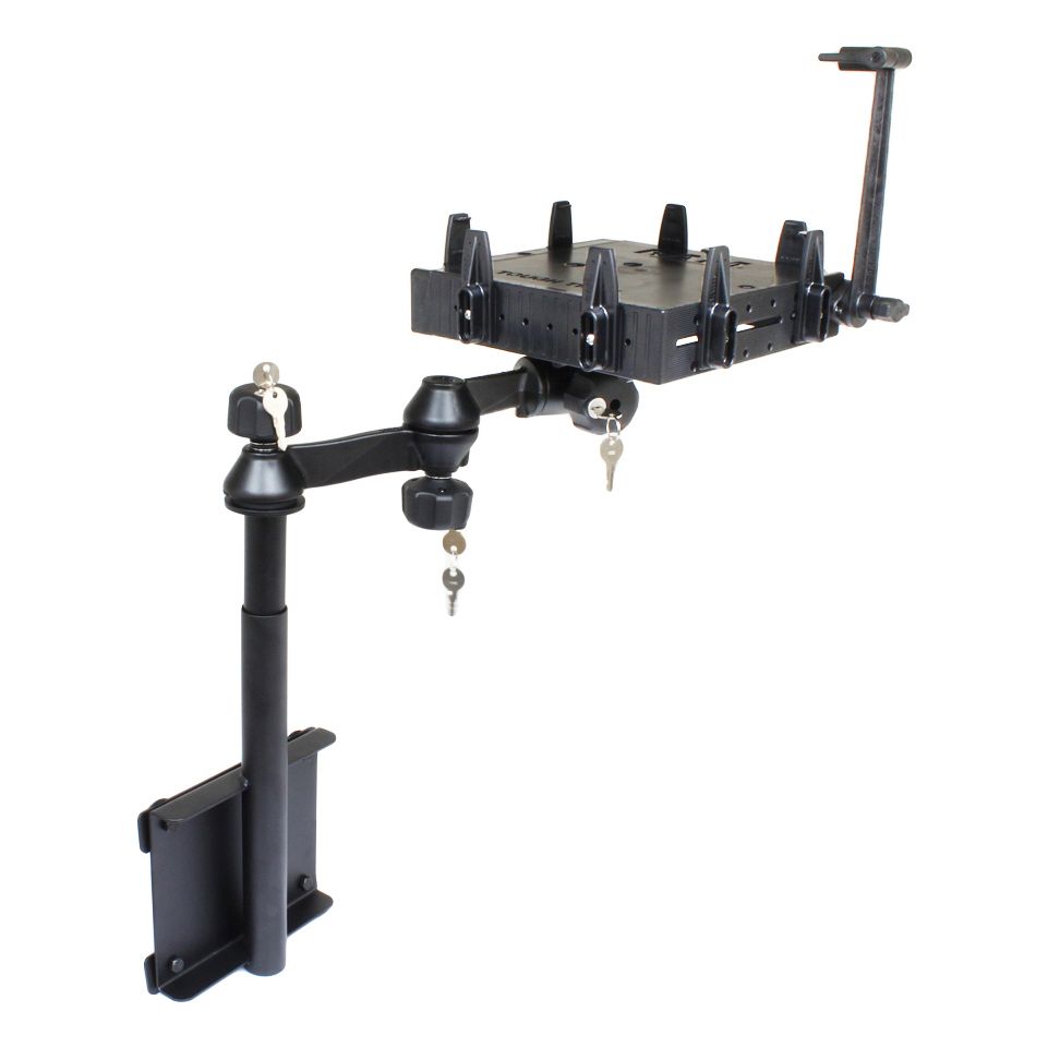 RAM Universele Drill-Down Verticale Vergrendelbare Laptop Montage - RAM Mounts RAM-VBD-128-TIM1 afbeelding 1