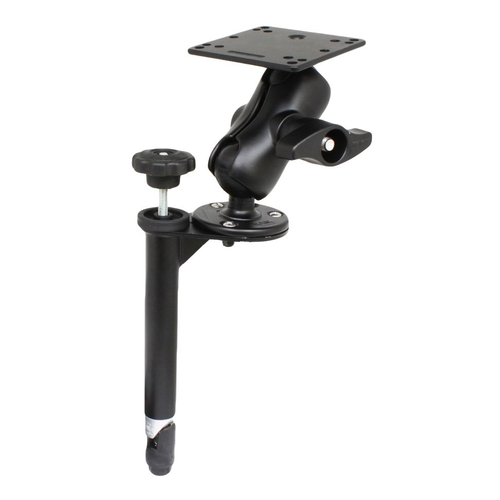 RAM 8" Boven Paal met Dubbele Balbevestiging en 100x100mm VESA-plaat - RAM Mounts RAM-VBD-SW1-AES1 afbeelding 1