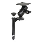 RAM 8" Boven Paal met Dubbele Balbevestiging en 100x100mm VESA-plaat - RAM Mounts RAM-VBD-SW1-AES1 afbeelding 1