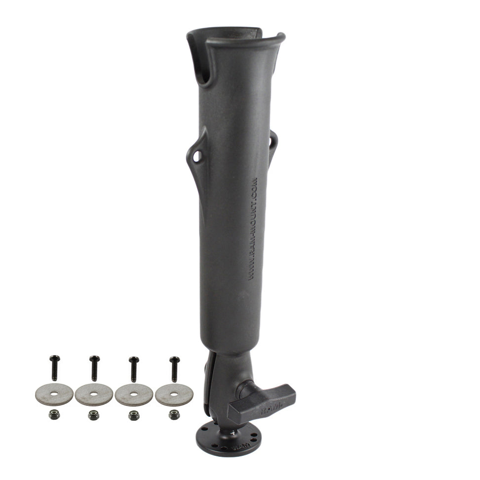 RAM console flashlight mount voor RAM tough box console top plates - RAM Mounts RAM-VC-119TP