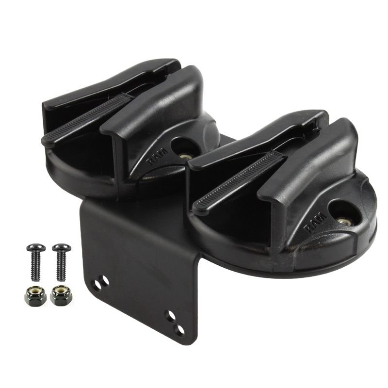 RAM Dubbele Microfoonclip met 90-Graden Bracket voor RAM Tough-Box™ - RAM Mounts RAM-VC-MC2 afbeelding 1