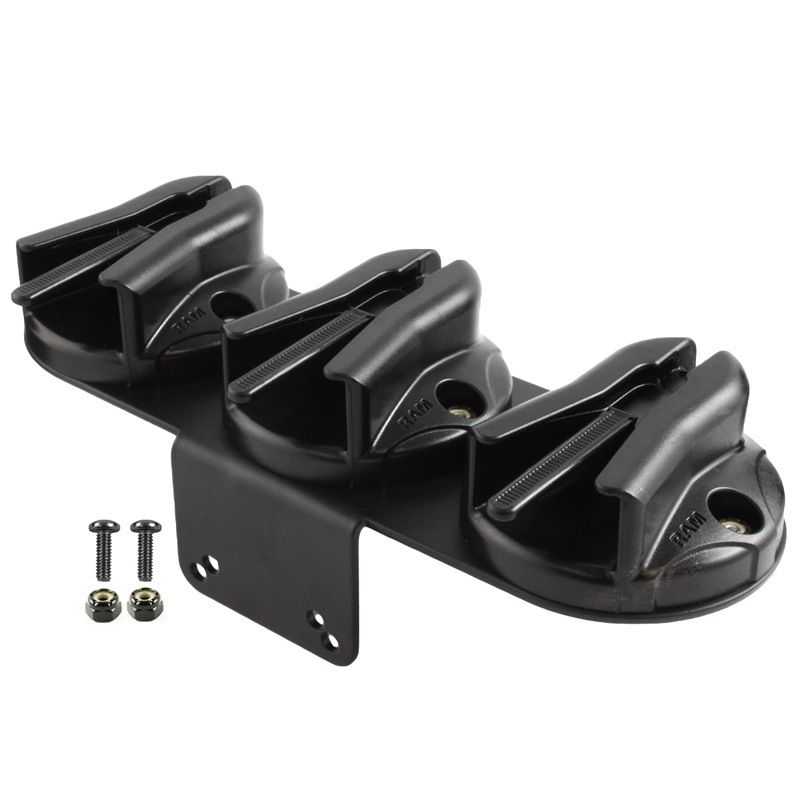 RAM Triple Microfoonclip met 90-Graden Bracket voor RAM Tough-Box™ - RAM Mounts RAM-VC-MC3 afbeelding 1