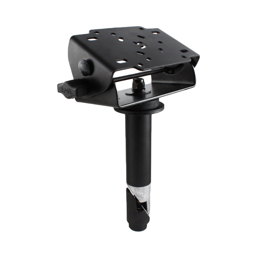RAM Tilt-N-Turn™ 45-Graden Bracket met 4" Bovenste Paal - RAM Mounts RAM-VC-TNT45-4 afbeelding 1