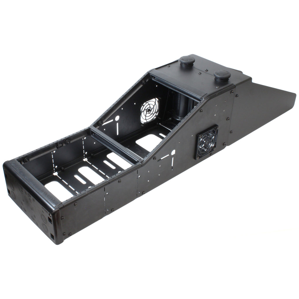 RAM tough box gehoekte console met chevy impala achter fairing - RAM Mounts RAM-VCA-103