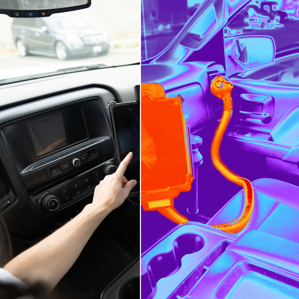 RAM Vent-Temp™ met achterdockverbinding voor rechthoekige ventilatoren - RAM Mounts RAM-VENT1-RCT-50U afbeelding 4
