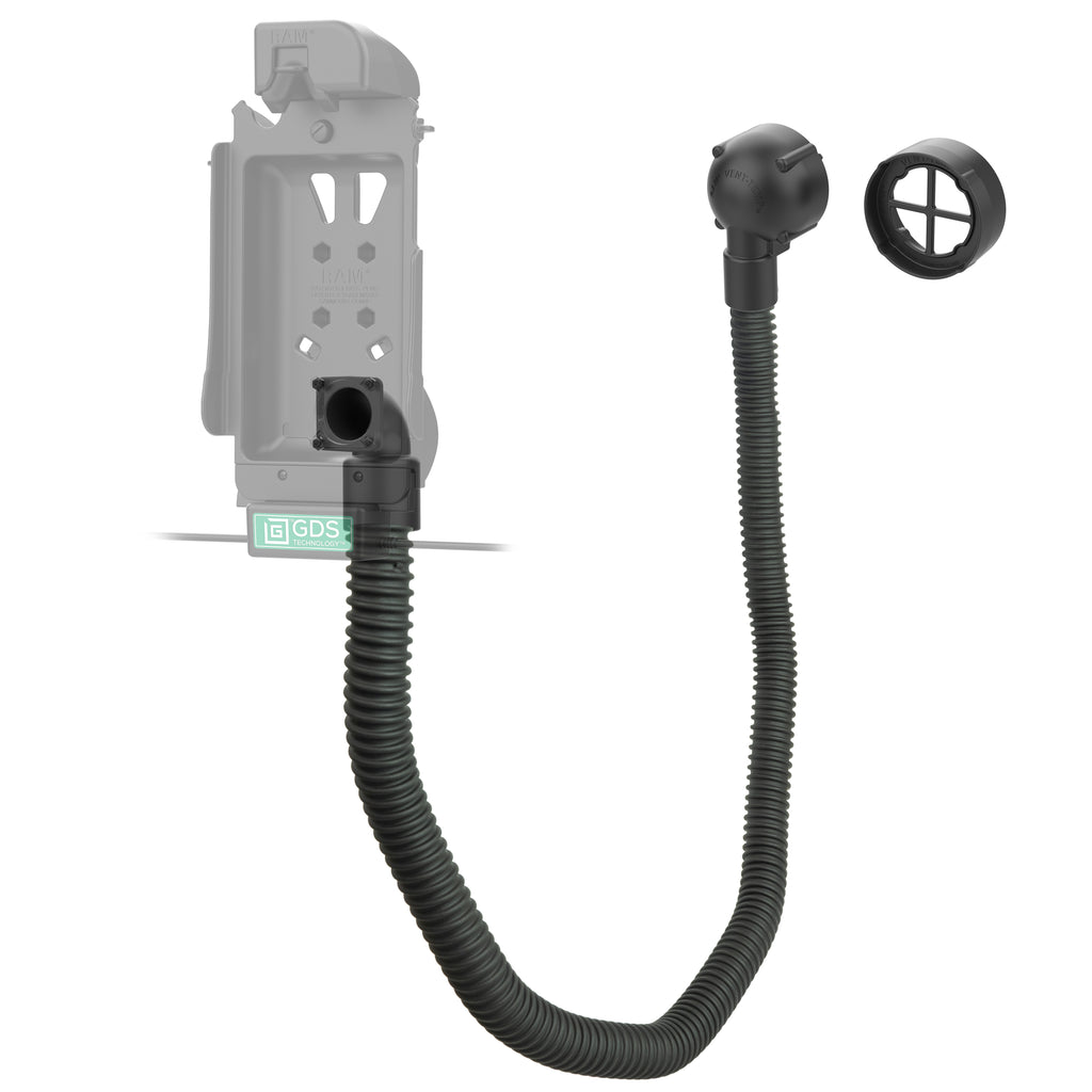 RAM Vent-Temp™ met aansluiting aan achterdock voor ronde ventilatieopeningen - RAM Mounts RAM-VENT1-RND-50U afbeelding 1