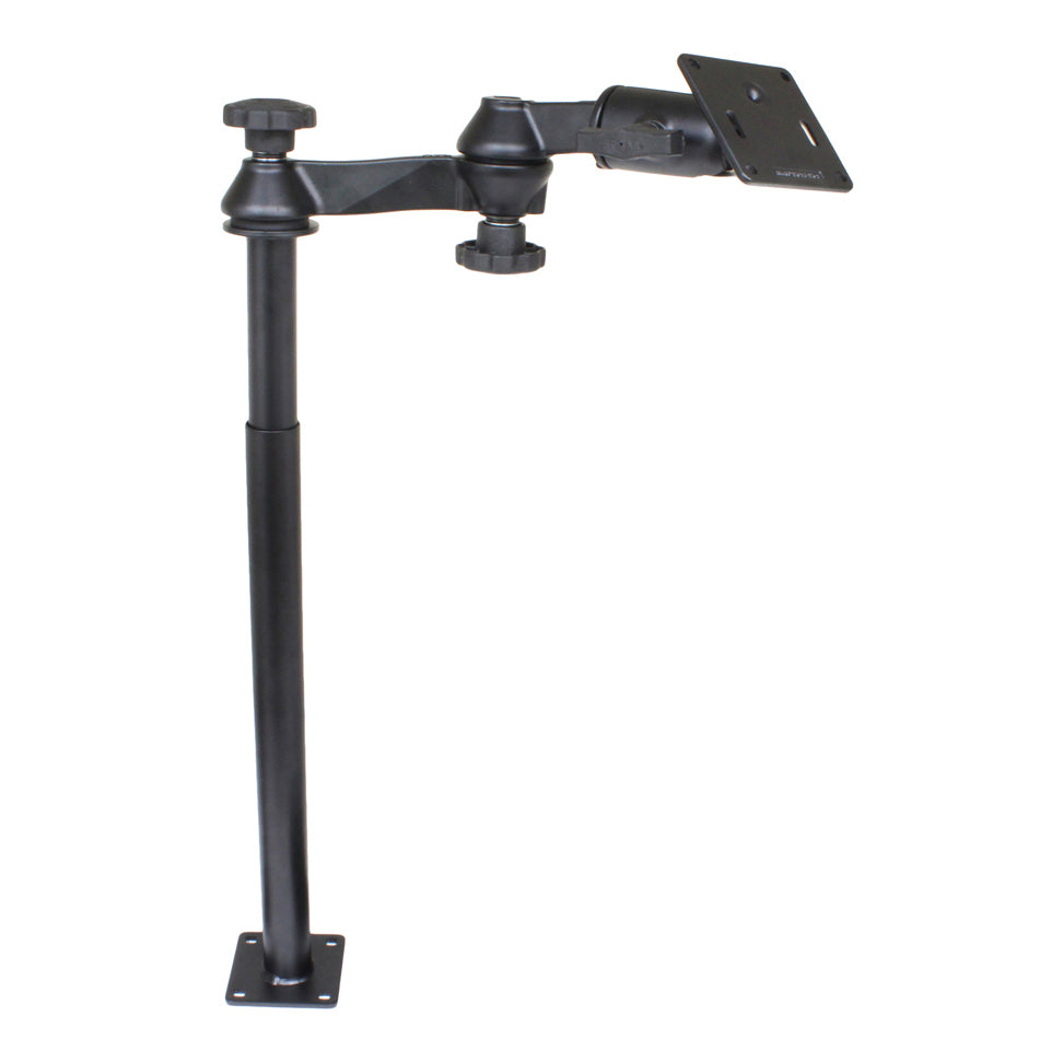 RAM tele pole met 12 18 palen swingarmen en 75x75mm VESA plaat - RAM Mounts RAM-VP-SW1-1218-2461