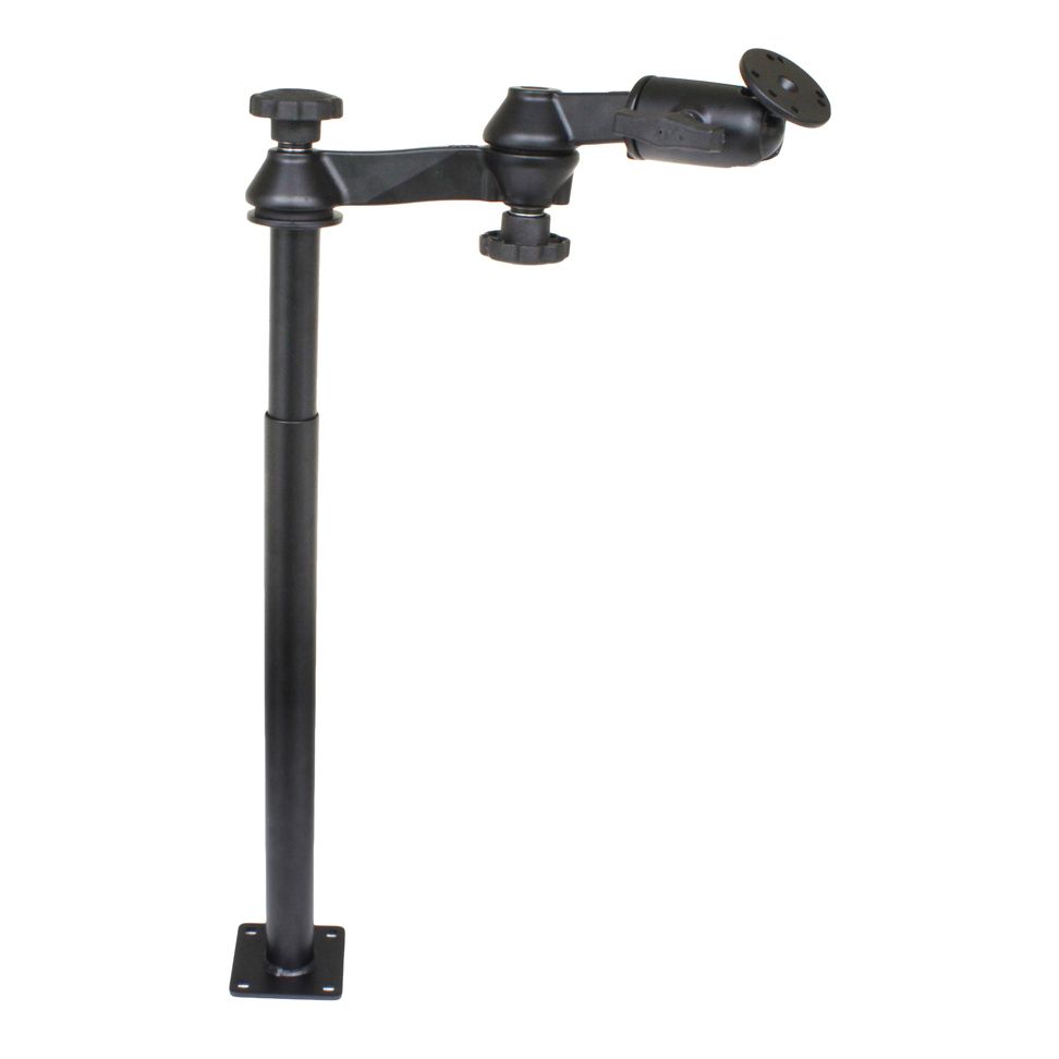 RAM Tele-Pole™ met 12" & 18" palen, dubbele zwenarmen en ronde plaat - RAM Mounts RAM-VP-SW1-1218 afbeelding 1