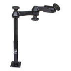 RAM tele pole met 12 9 palen dubbele zwenarmen en ronde plaat - RAM Mounts RAM-VP-SW1-129