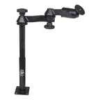 RAM Tele-Pole™ met 12" & 9" palen, dubbele zwenarmen en ronde plaat - RAM Mounts RAM-VP-SW1-129 afbeelding 1