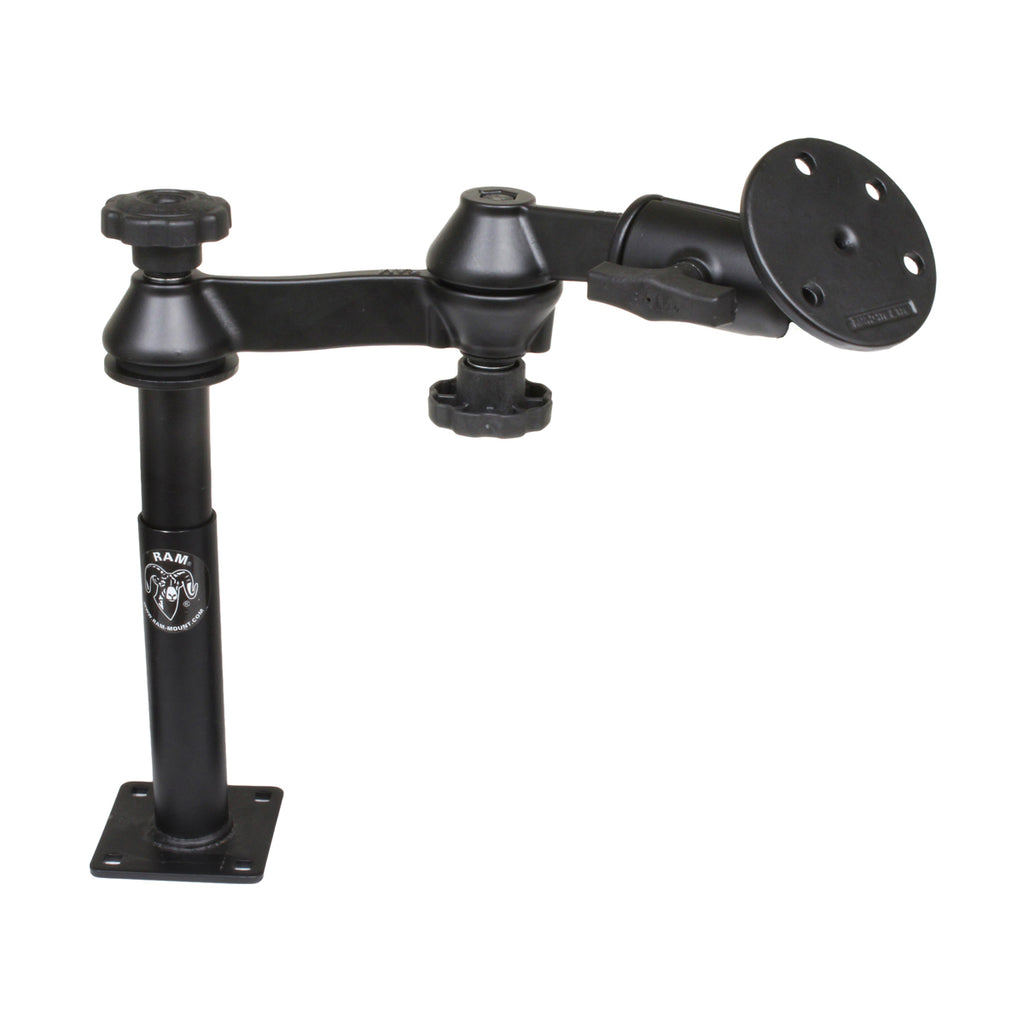 RAM Tele-Pole™ met 4" & 7" palen, zwaaarmen en grote ronde plaat - RAM Mounts RAM-VP-SW1-47-240 afbeelding 1