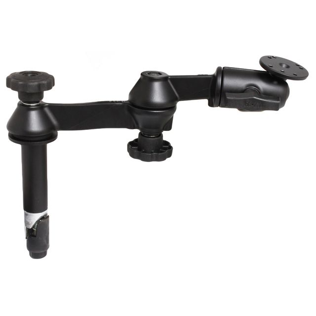 RAM 12" Gebogen Dubbele Zwaaarm met Swivel Socket Arm & Ronde Plaat - RAM Mounts RAM-VB-110-6U afbeelding 10