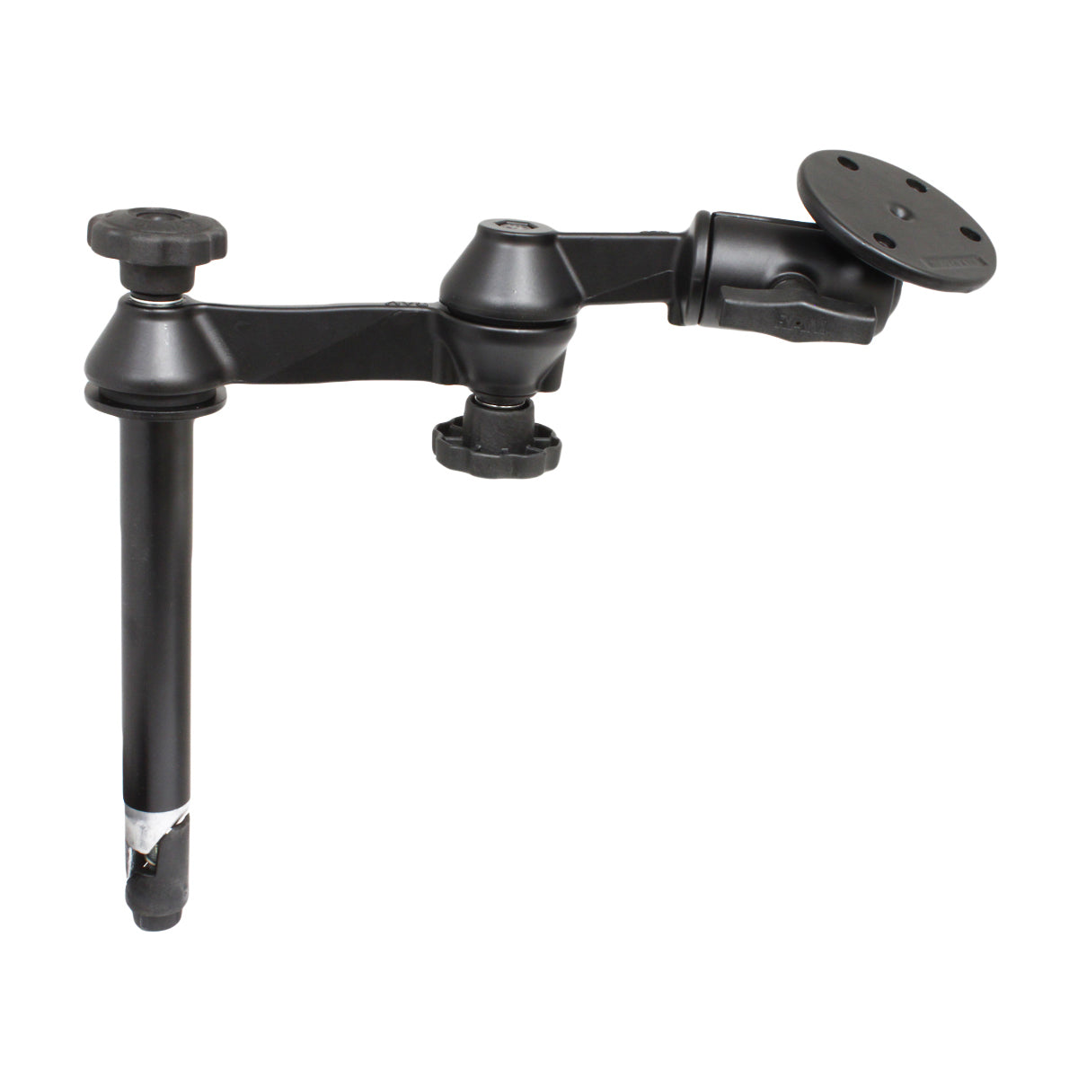 RAM 8" Bovenste Paal met Dubbele Zwaaiarmen & Grote Ronde Plaat - RAM Mounts RAM-VP-SW1-8-240 afbeelding 1