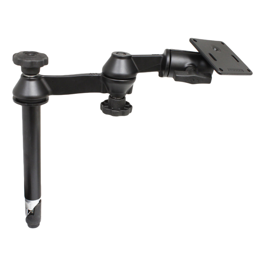RAM 8" bovenste paal met dubbele schommelarmen en 75x75mm VESA-plaat - RAM Mounts RAM-VP-SW1-8-2461 afbeelding 1