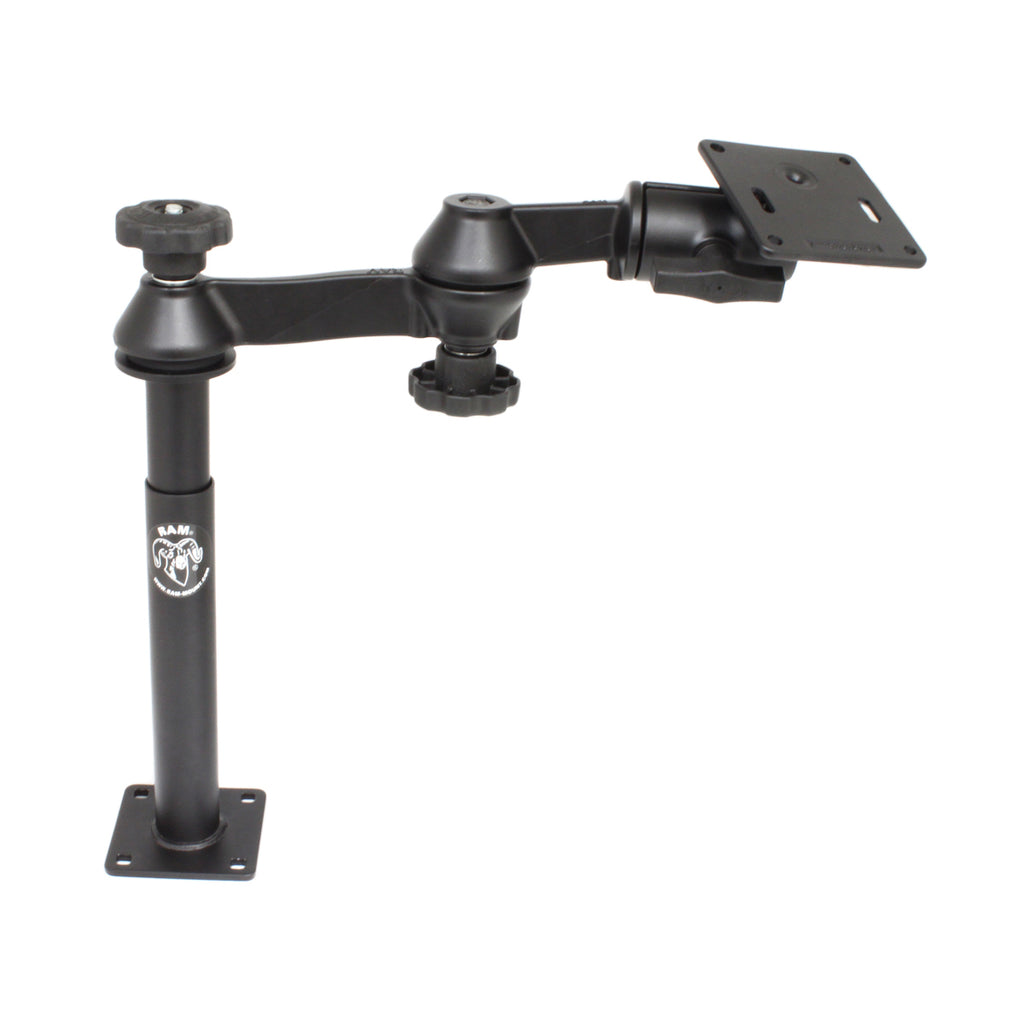 RAM Tele-Pole™ met 8" & 9" palen, swingarmen en 75x75mm VESA-plaat - RAM Mounts RAM-VP-SW1-89-2461 afbeelding 1