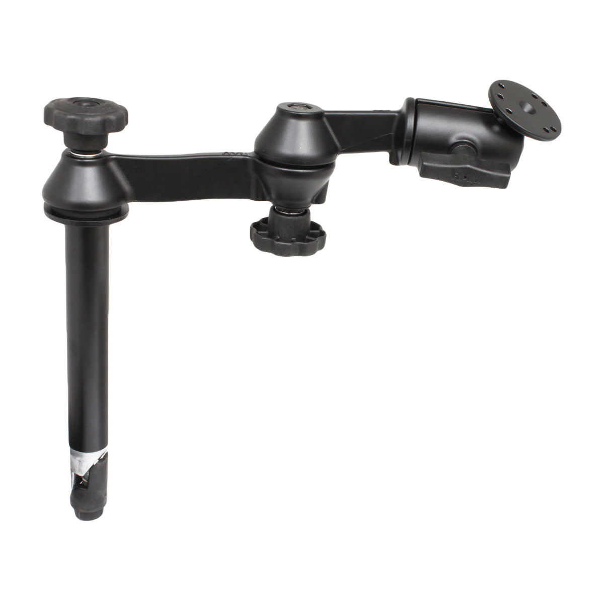 RAM 8 bovenste paal met dubbele zwaaarmen ronde plaat - RAM Mounts RAM-VP-SW1-8