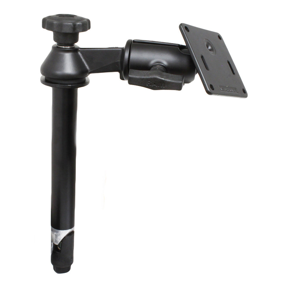 RAM 8 bovenste paal met enkele schommelarm en 75x75mm VESA plaat - RAM Mounts RAM-VP-SW2-8-2461