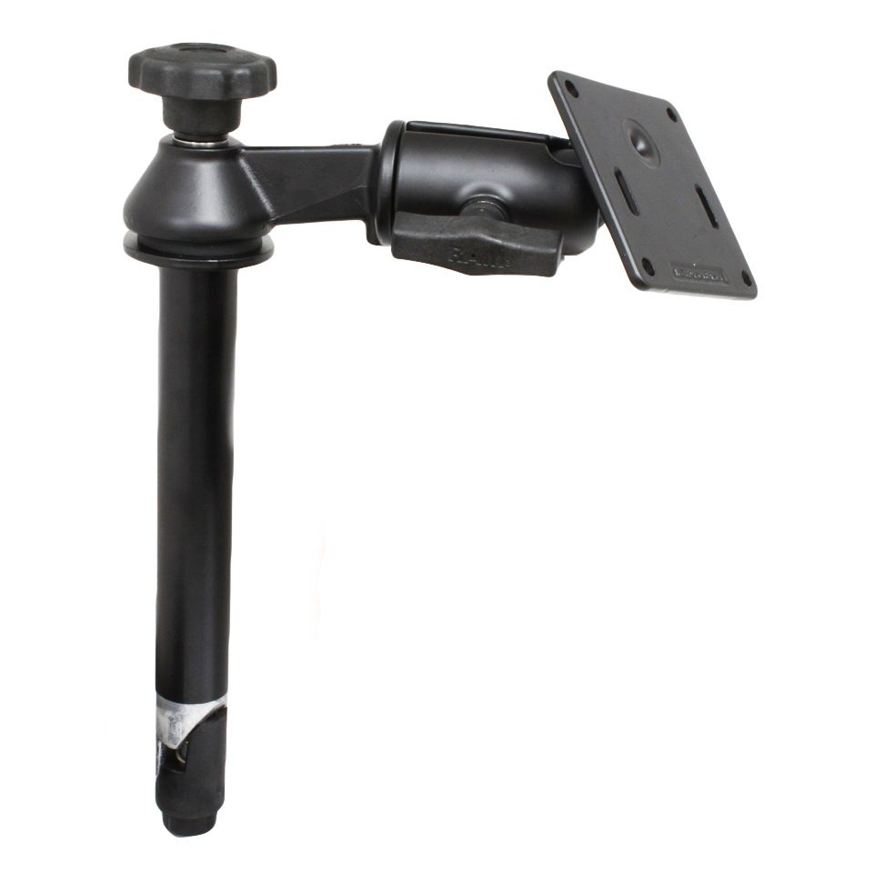 RAM 8" bovenste paal met enkele schommelarm en 75x75mm VESA-plaat - RAM Mounts RAM-VP-SW2-8-2461 afbeelding 1