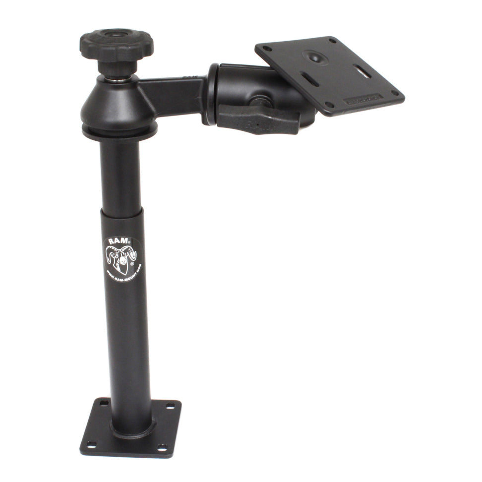 RAM tele pole met 8 9 palen swingarm en 75x75mm VESA plaat - RAM Mounts RAM-VP-SW2-89-2461
