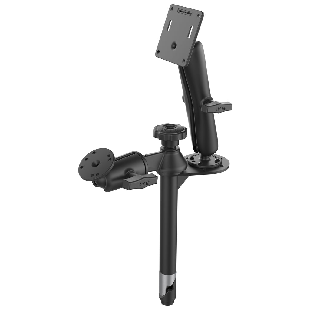 RAM 8 boven paal en dubbele bal 75x75mm VESA montage - RAM Mounts RAM-VP-SW2F-8-2461