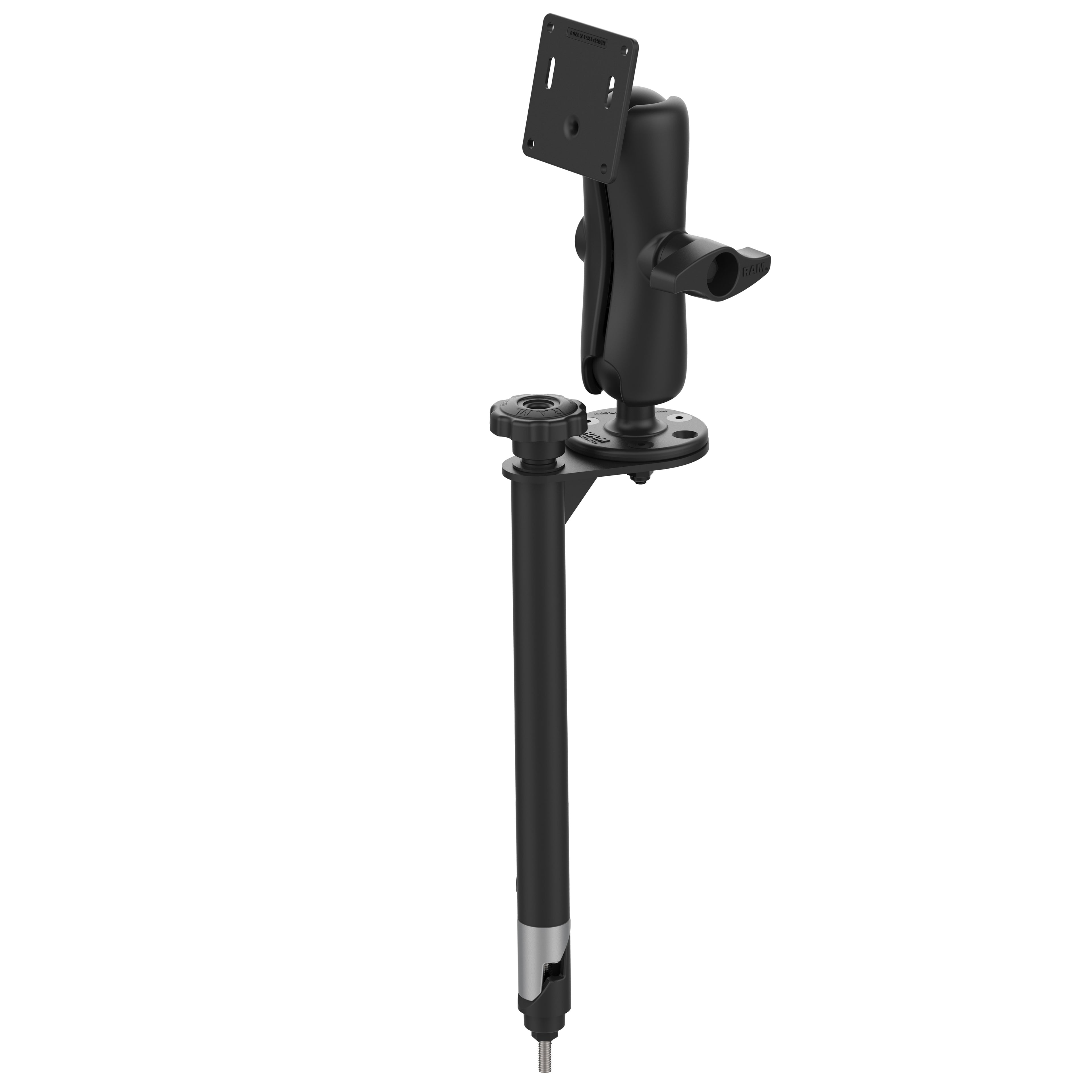 RAM 12 bovenflenspaal met d maat 75x75mm VESA montage - RAM Mounts RAM-VP-TTMF12-D-101-2461U