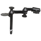 RAM 20,32 cm bovenpaal met flens en dubbele zwenkarmen - RAM Mounts RAM-VP-TTMF8-1U afbeelding 1