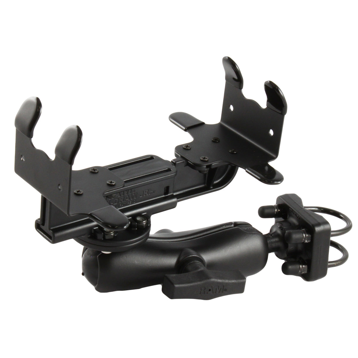 RAM Quick-Draw™ Jr. met dubbele U-Boutbasis voor kleine printers - RAM Mounts RAM-VPR-104-1 afbeelding 1