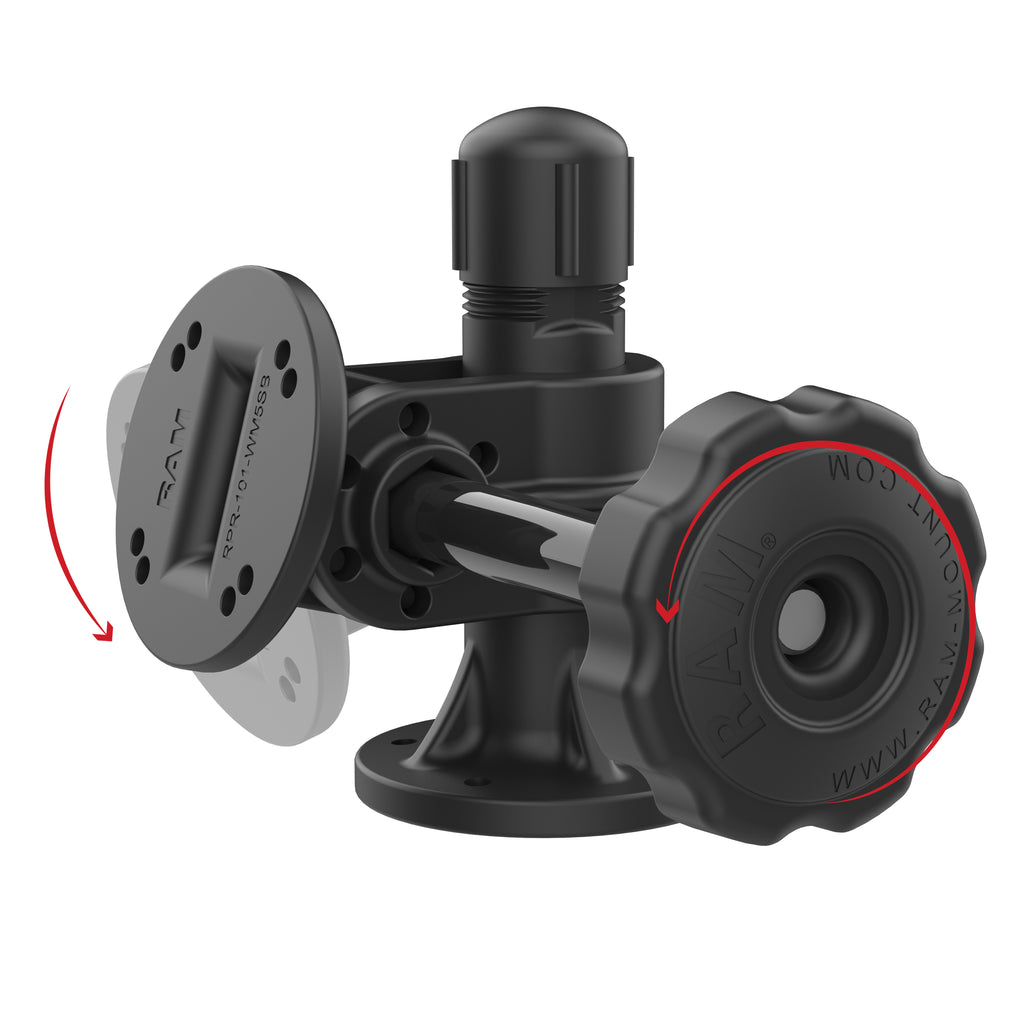 RAM draai- en kantelbevestiging met 4-gats AMPS-gatpatronen - RAM Mounts RAP-101-PV3U afbeelding 4