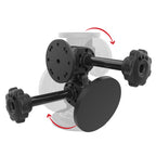 RAM Dubbele 90-Graden Pivot Magnetische Bevestiging met Knop - RAM Mounts RAP-101-PV4-2P-MAG88U afbeelding 2