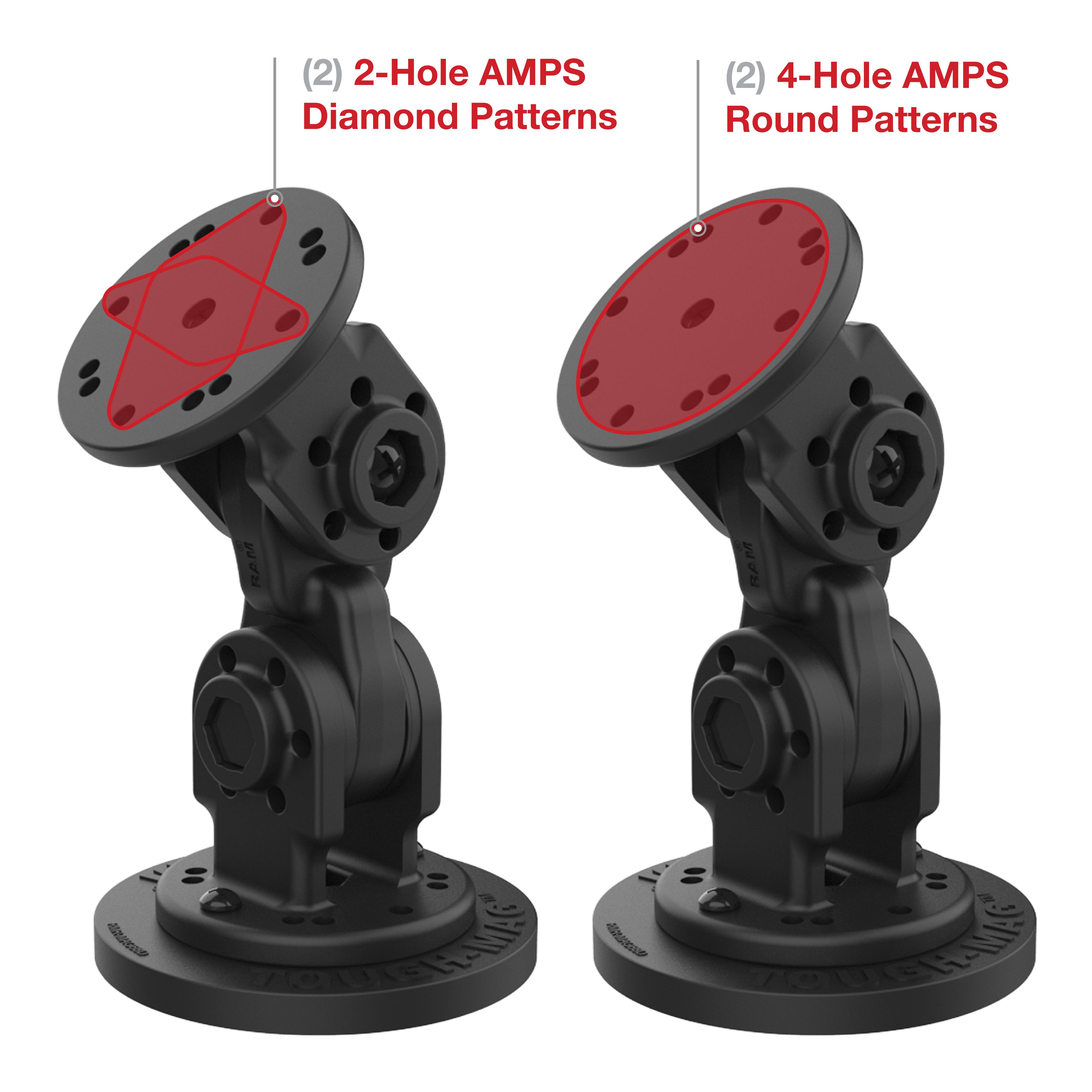 RAM Dual 90-Graden Pivot Magnetische Bevestiging - RAM Mounts RAP-101-PV4-2P-NK-MAG88U afbeelding 4