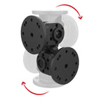 RAM Dubbele 90-Graden Pivootbevestiging - RAM Mounts RAP-101-PV4-2P-NKU afbeelding 2