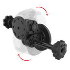 RAM Dubbele Rechte Pivot Magnetische Bevestiging met Knop - RAM Mounts RAP-101-PV4-2S-MAG88U afbeelding 2
