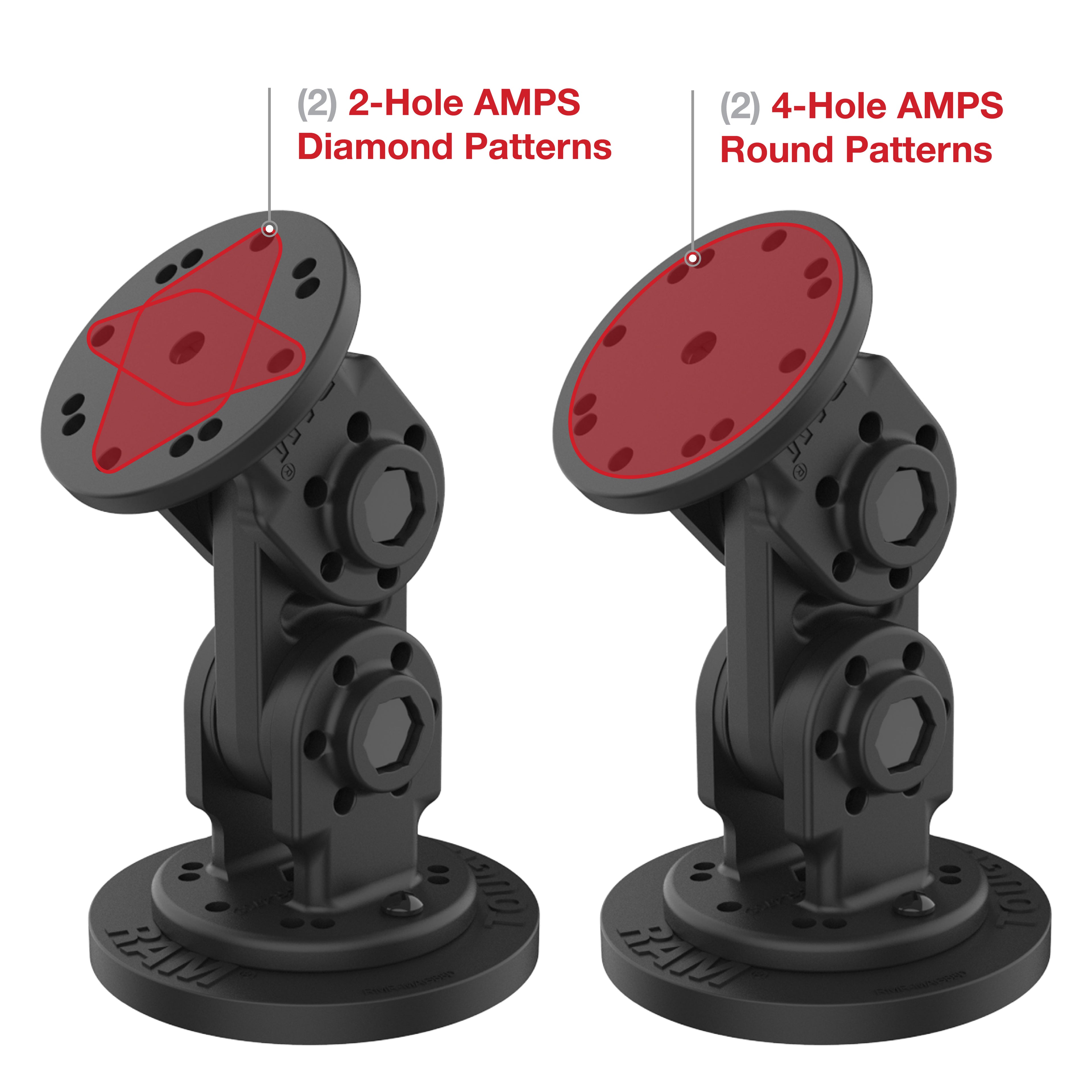 RAM Dual Straight Pivot Magnetische Bevestiging - RAM Mounts RAP-101-PV4-2S-NK-MAG88U afbeelding 4