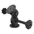 RAM dubbele rechte scharnierbevestiging met knop - RAM Mounts RAP-101-PV4-2SU