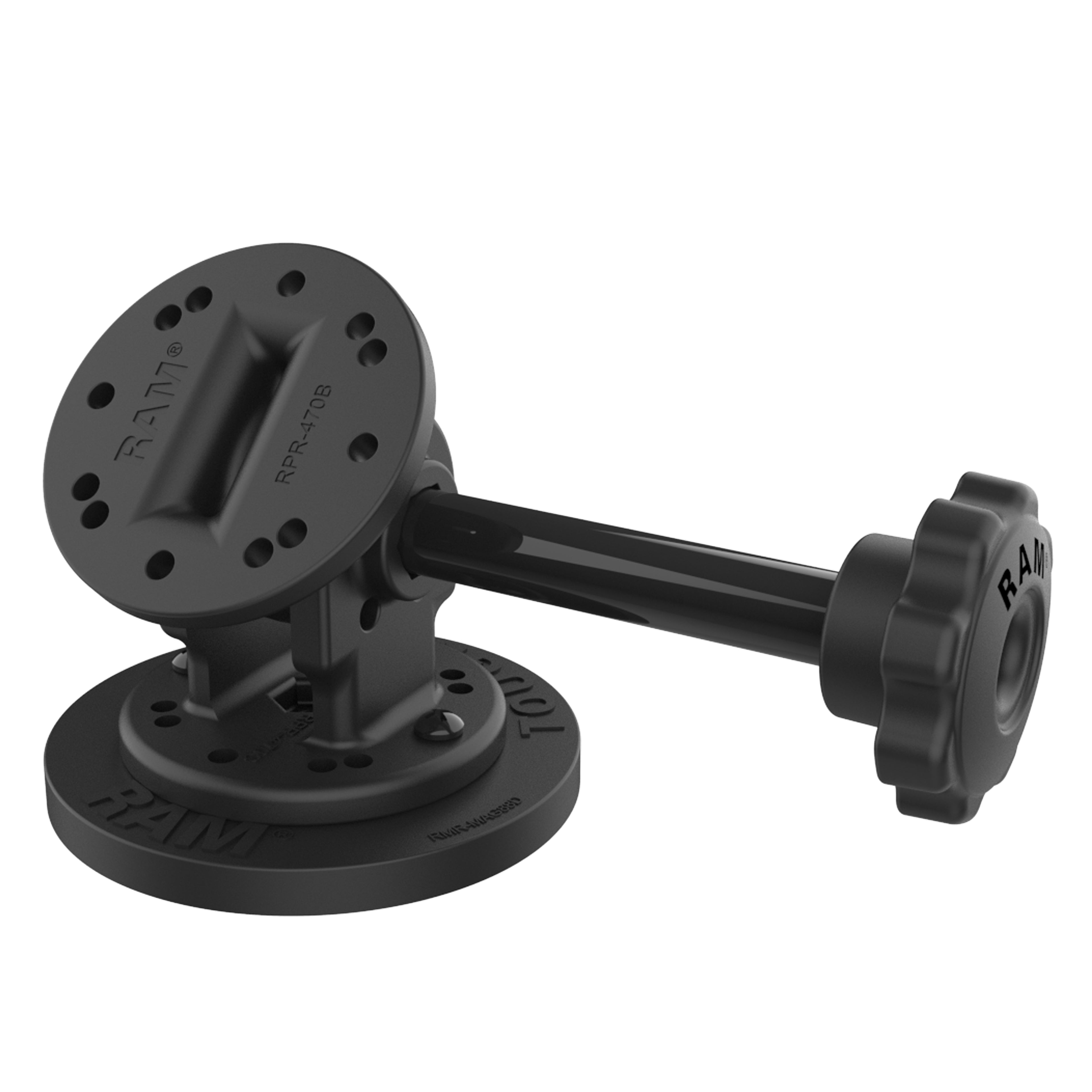 RAM enkele pivot magnetische bevestiging met knop - RAM Mounts RAP-101-PV4-MAG88U