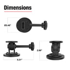 RAM Enkele Pivot Magnetische Bevestiging met Knop - RAM Mounts RAP-101-PV4-MAG88U afbeelding 3