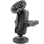RAM composiet dubbele balbevestiging met twee ronde platen kort - RAM Mounts RAP-101U-B