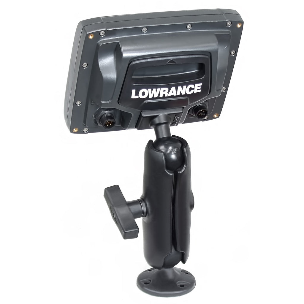 RAM Composiet Dubbele Balbevestiging voor Lowrance Elite-5, Mark-5 + Meer - RAM Mounts RAP-101U-LO11 afbeelding 2