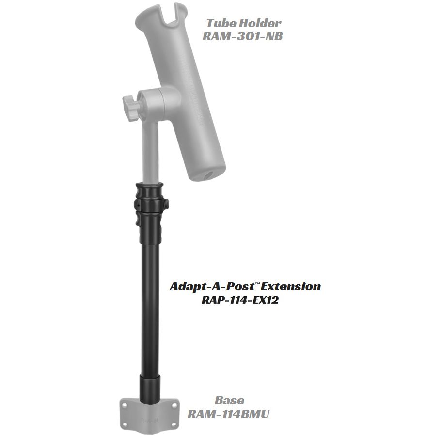 RAM Adapt-A-Post™ 15" Verlengstang - RAM Mounts RAP-114-EX12 afbeelding 2