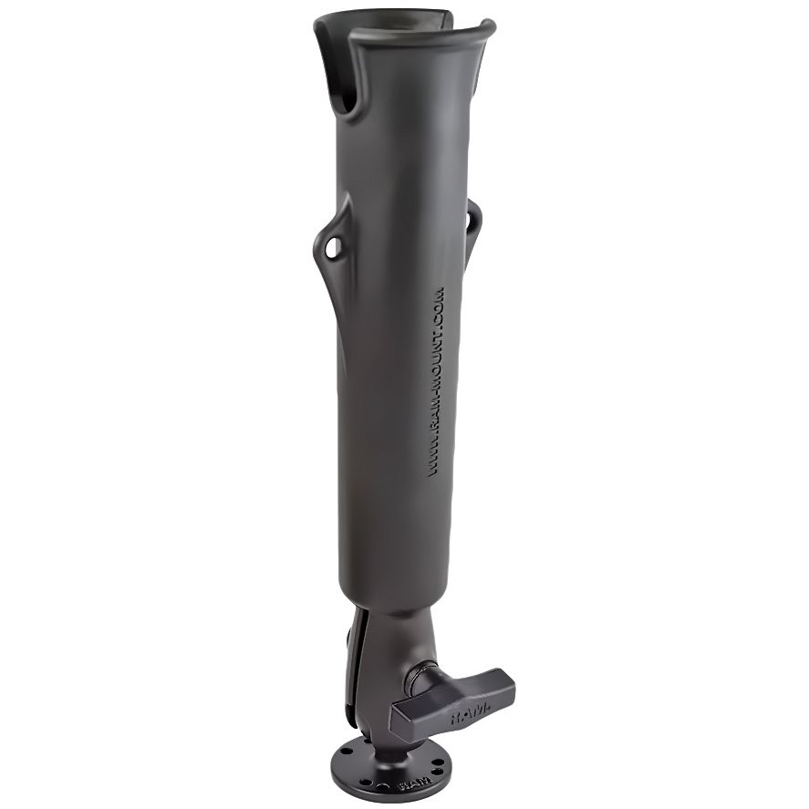 RAM Tube™ Rod Holder met Ronde Plaat voor Zout Water Gebruik - RAM Mounts RAP-119SW afbeelding 1