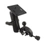 RAM clamp base met dubbele balbevesgtiging met 75x75mm VESA plaat - RAM Mounts RAP-121-GLU1U