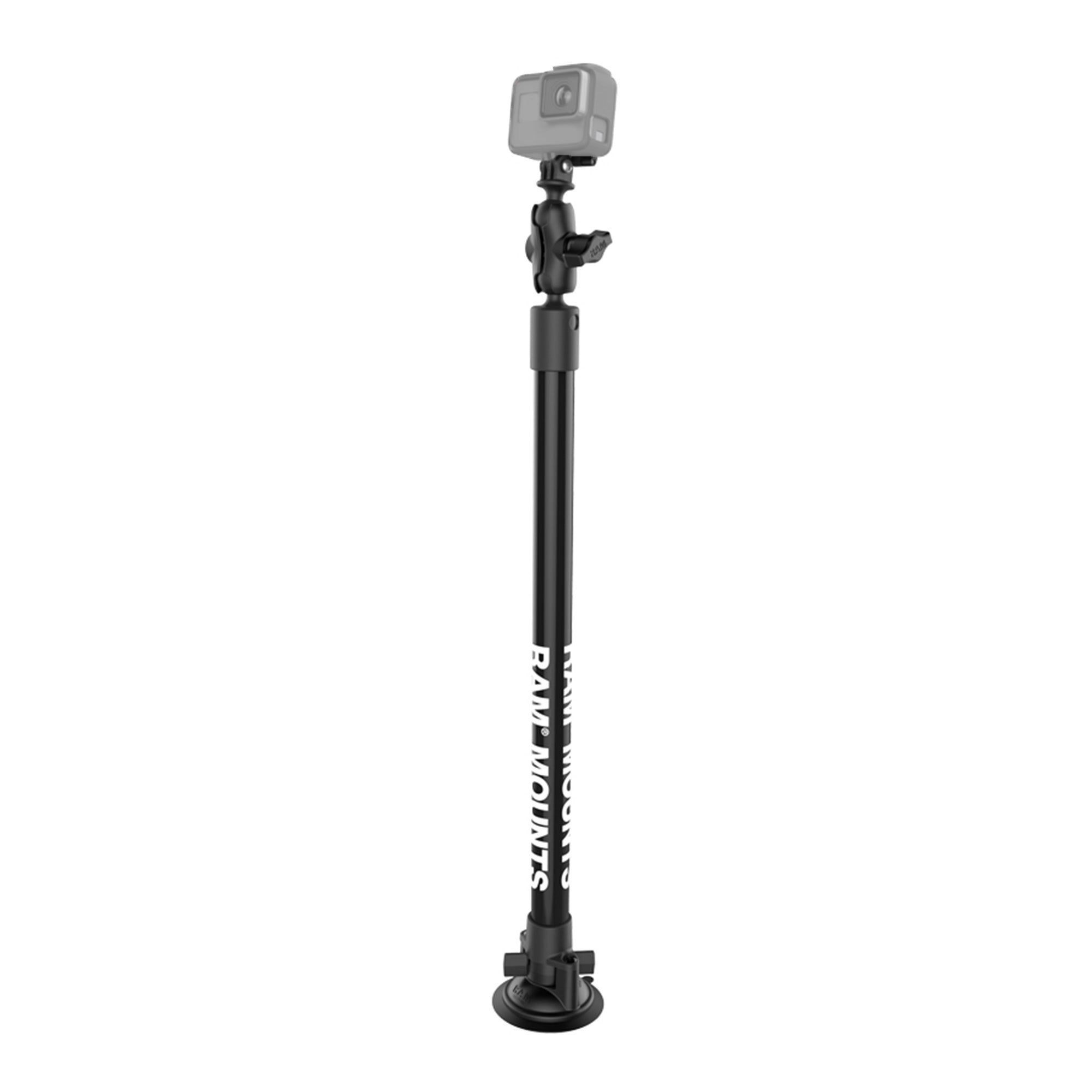 RAM twist lock zuigbevestiging met 4572 18 paal actiecamera adapter - RAM Mounts RAP-224-18-A-GOP1