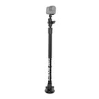 RAM Twist-Lock™ Zuigbevestiging met 45,72 (18") Paal & Actiecamera Adapter - RAM Mounts RAP-224-18-A-GOP1 afbeelding 1