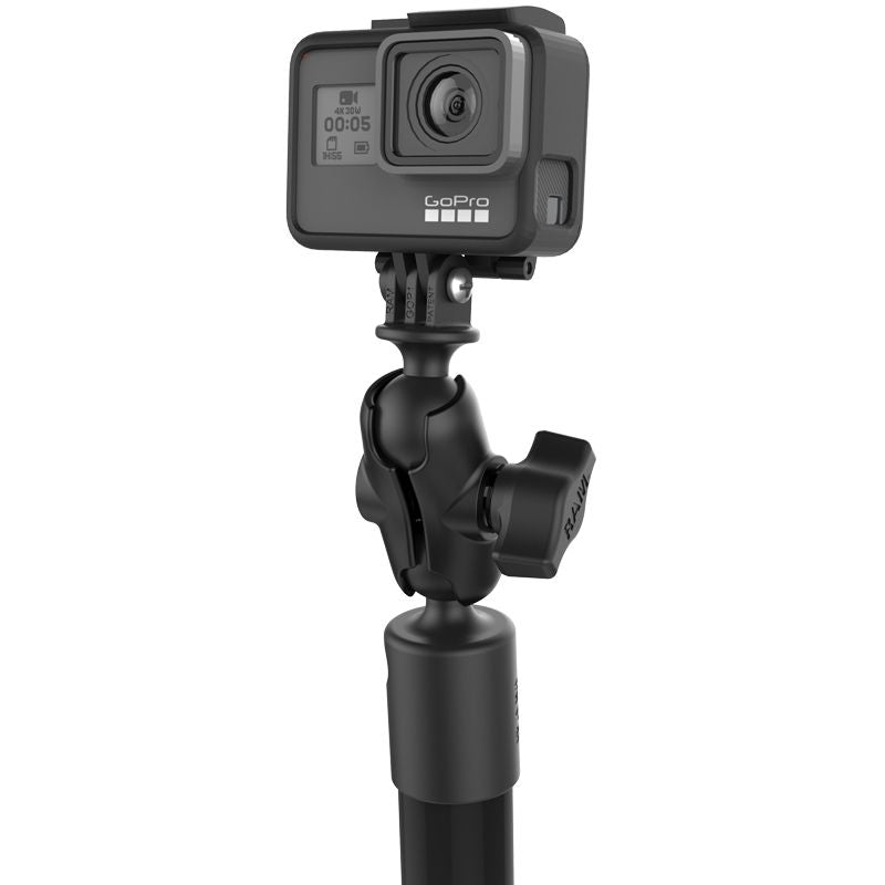 RAM Twist-Lock™ Zuigbevestiging met 45,72 (18") Paal & Actiecamera Adapter - RAM Mounts RAP-224-18-A-GOP1 afbeelding 2